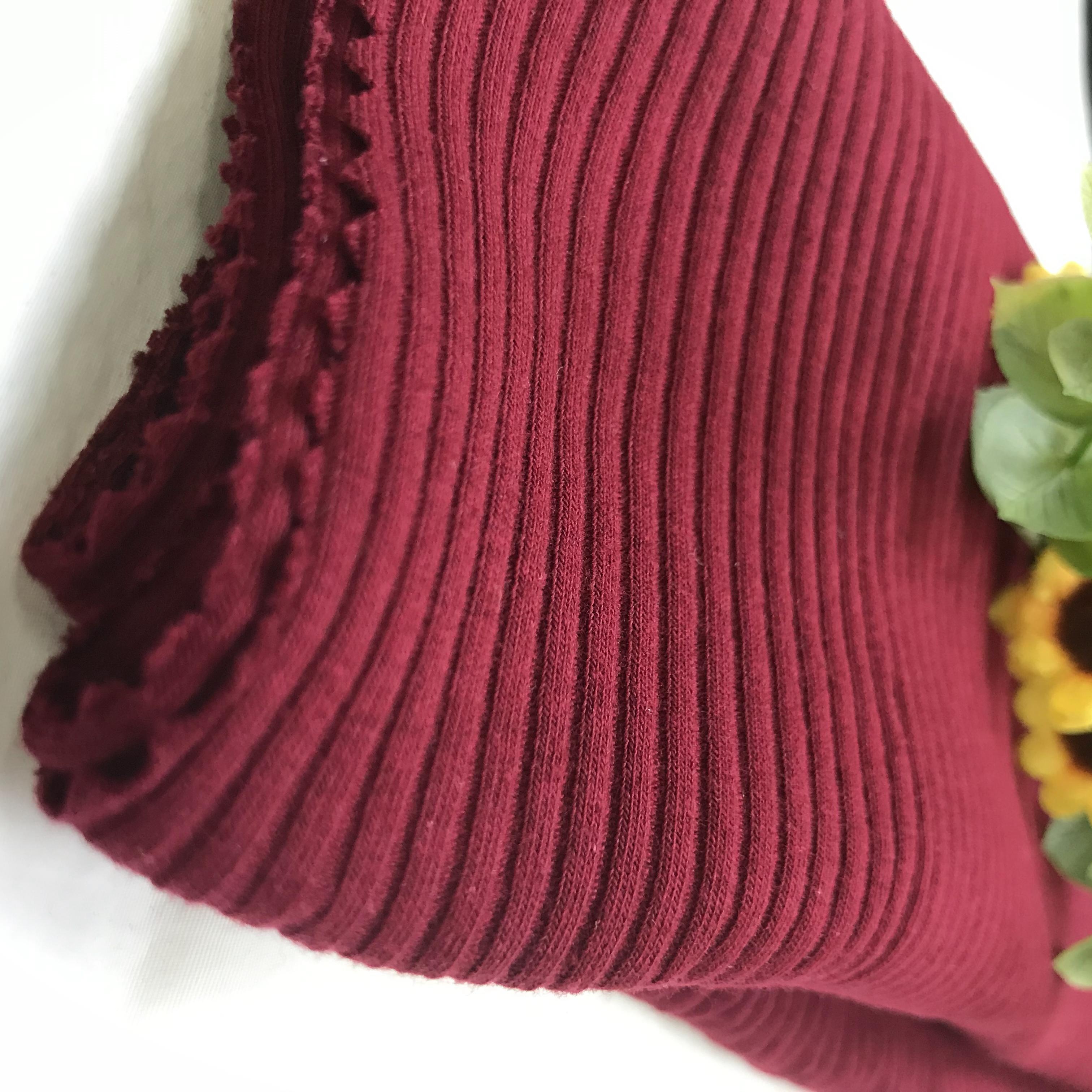 Stretchy and Versatile Knit Ribbing Fabric