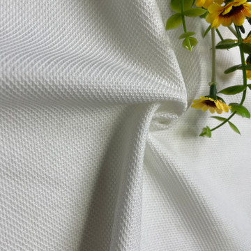 Tencel Flax/linen Cotton Jacquard Pique Polo Knitted Fabric