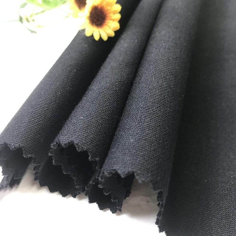 Breathable Cotton Polyester Plaited Interlock Knitting Fabric