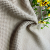 Jacquard Breathable Cotton Polyester Waffle Interlock Knitting Fabric