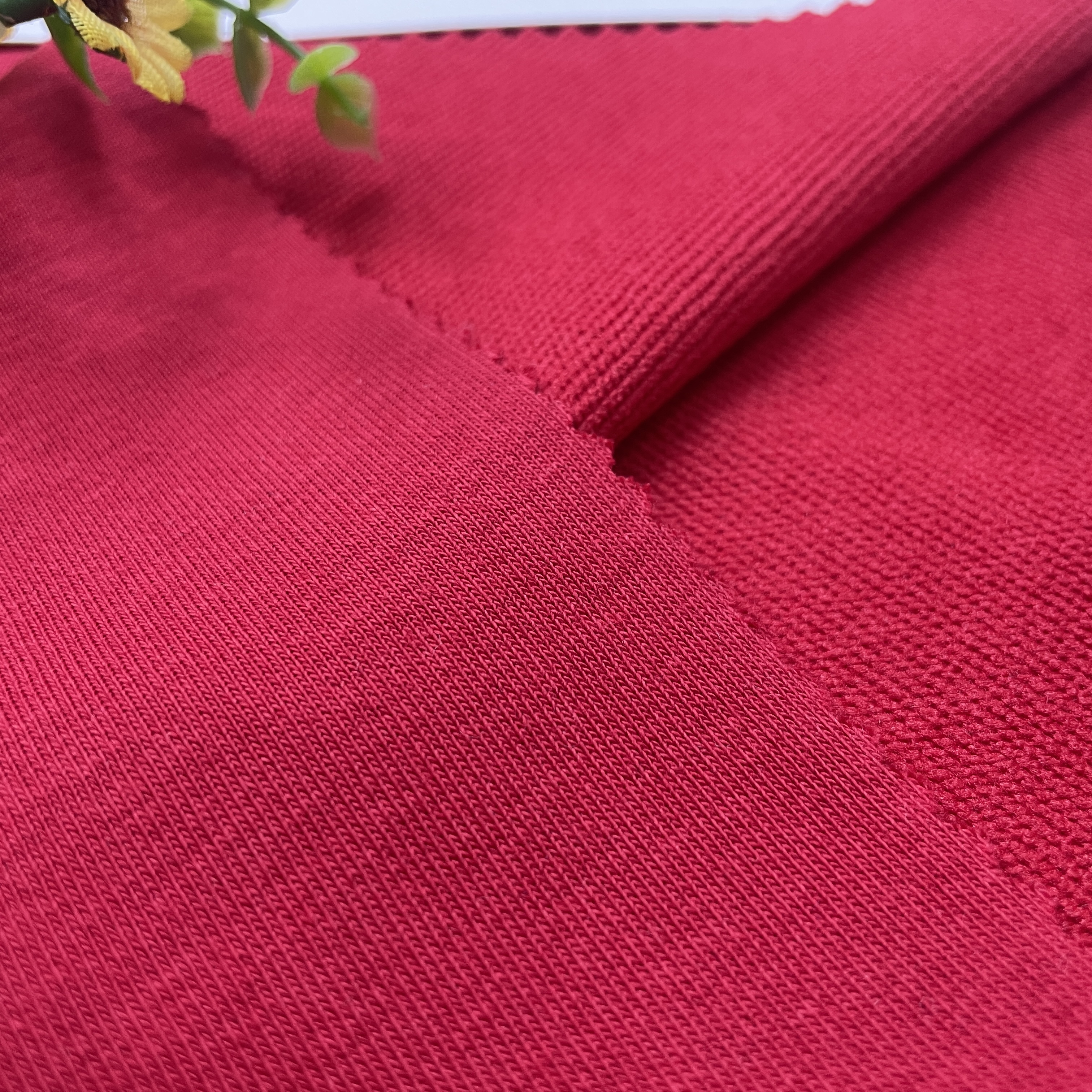 Cotton Polyester Blend French Terry Fabric