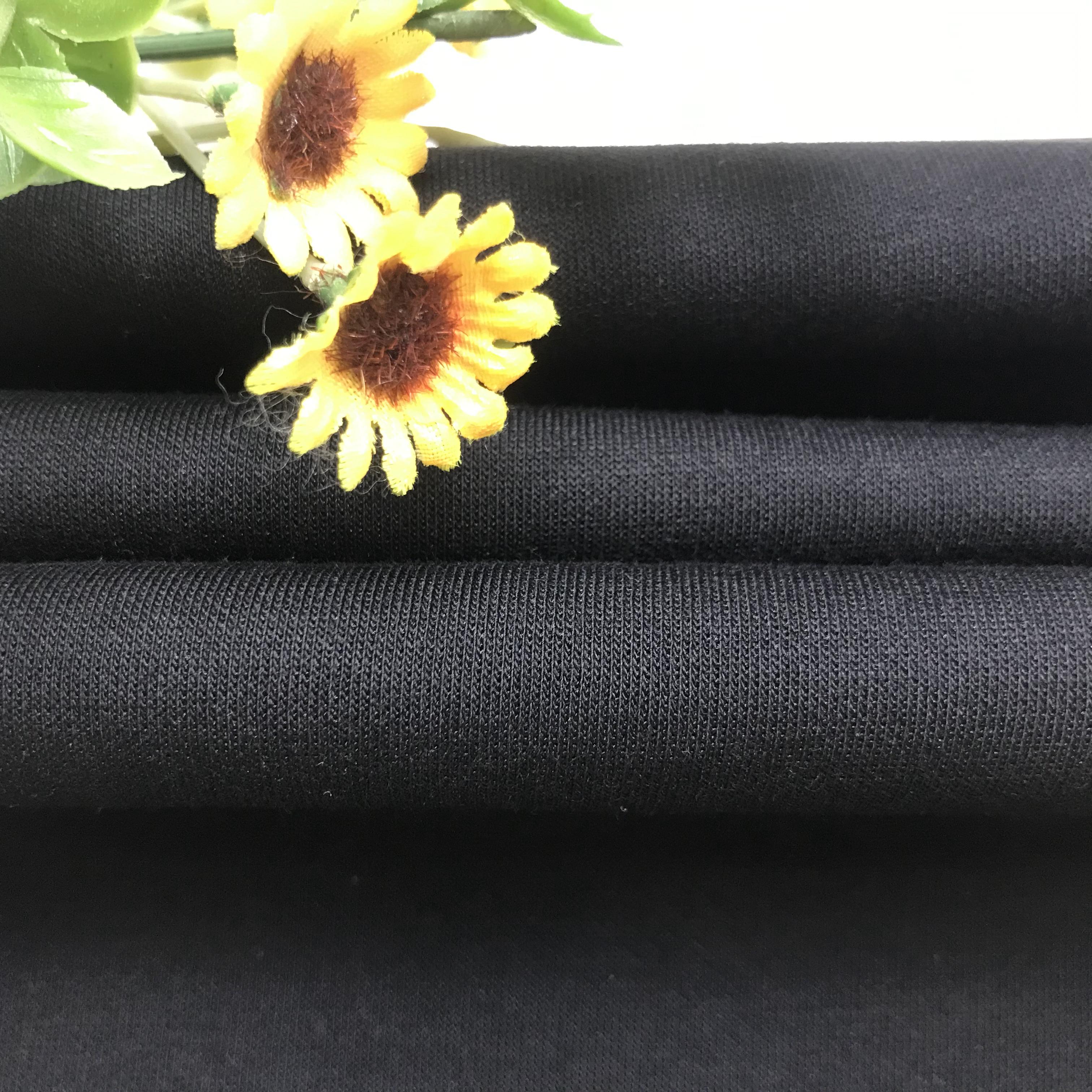 Breathable Cotton Polyester Plaited Interlock Knitting Fabric