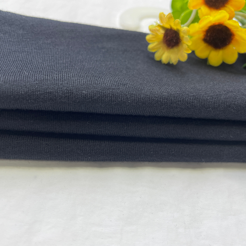 Wholesale organic cotton textured thermal 32S/1 CVC Single Jersey T-shirt Fabric