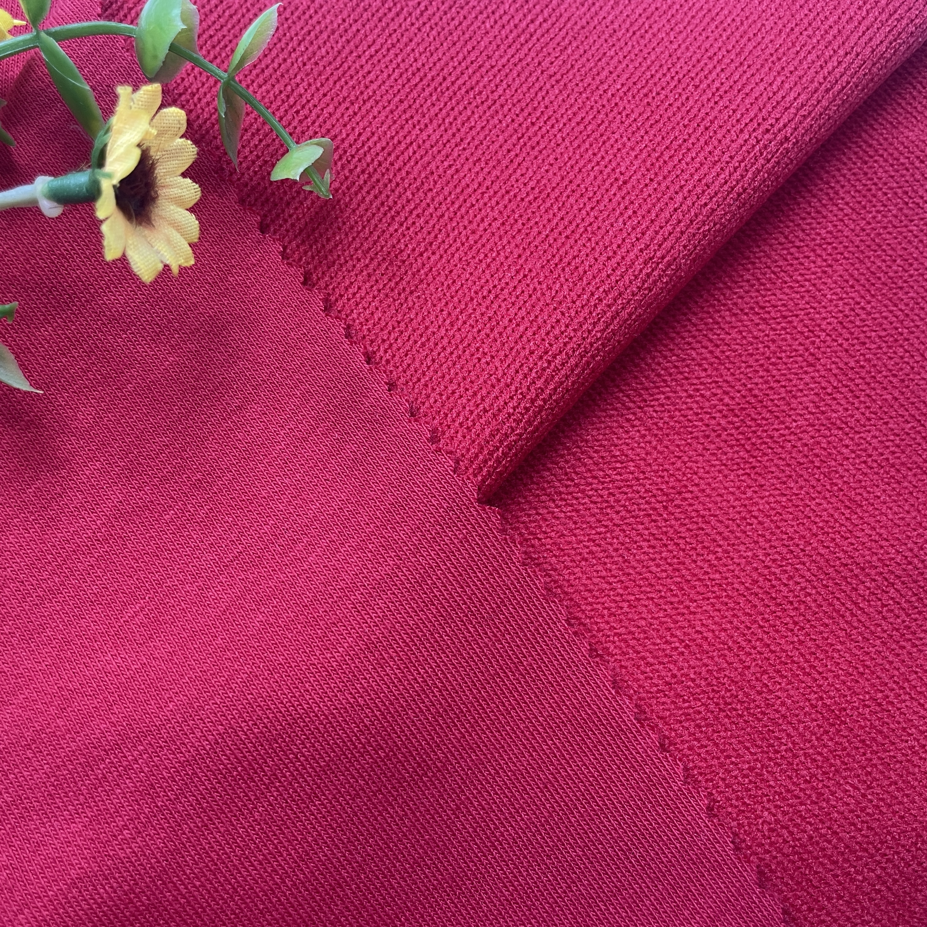 Cotton Polyester Blend French Terry Fabric