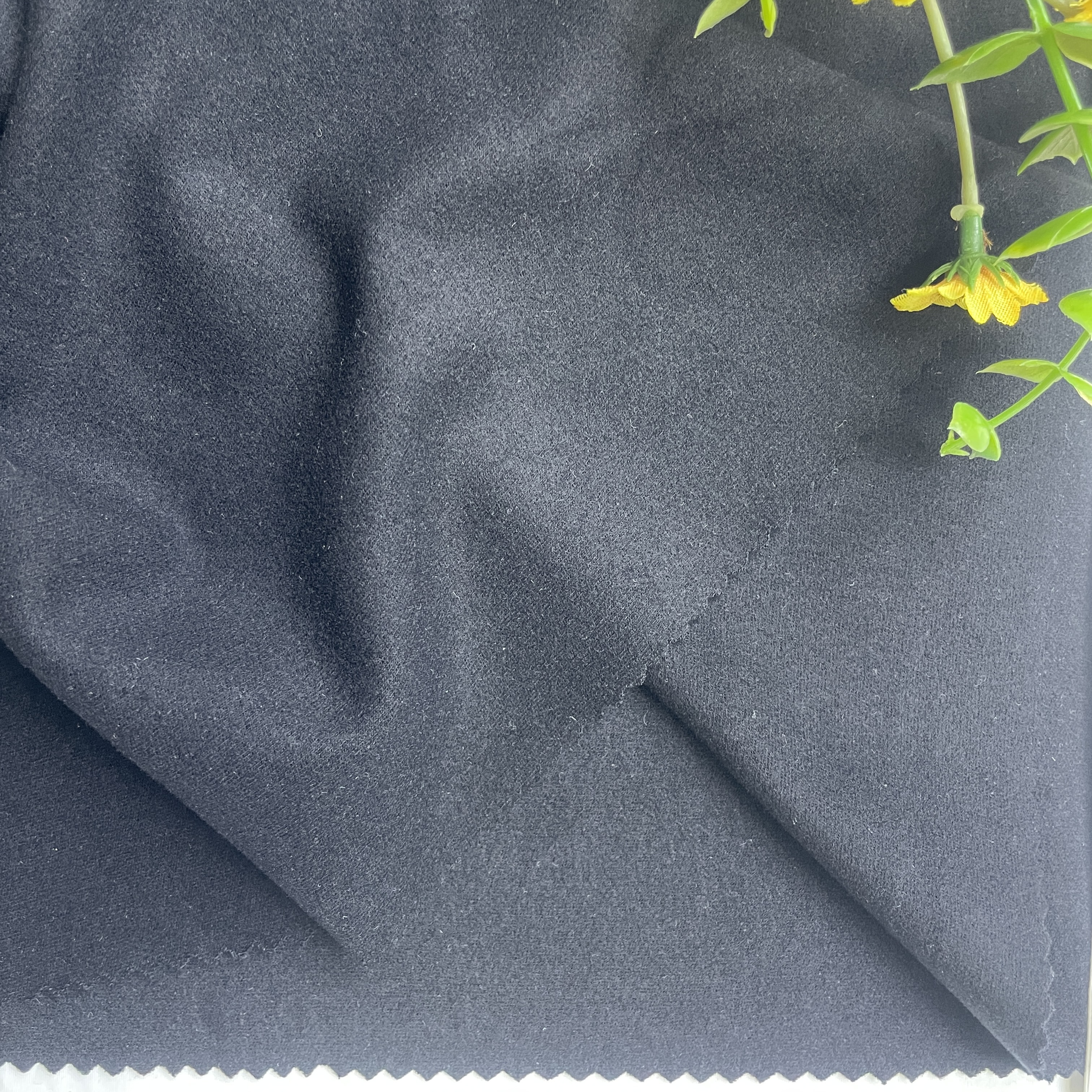 Double Side Brushed Antibacterial And Mites Suppressed Graphene Interlock Knitting Fabric