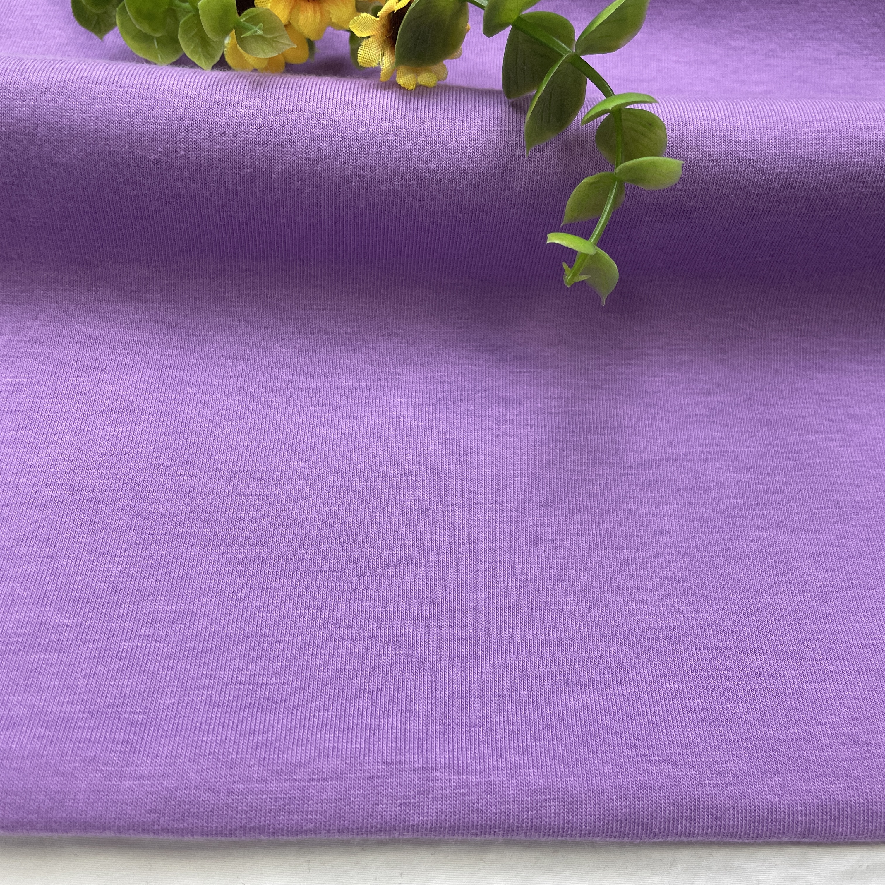 Cotton Polyester Interlock Knitting Fabric