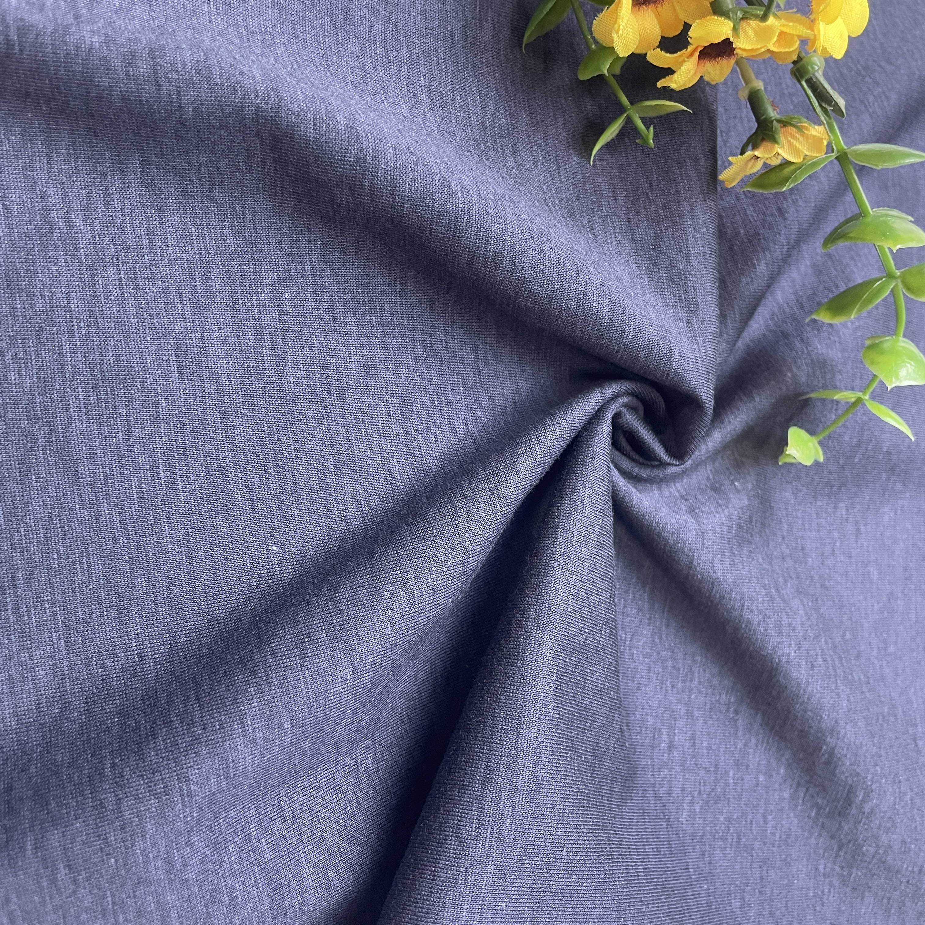 Light Weight Soft Tencel Cotton Single Jersey T-shirt Fabric